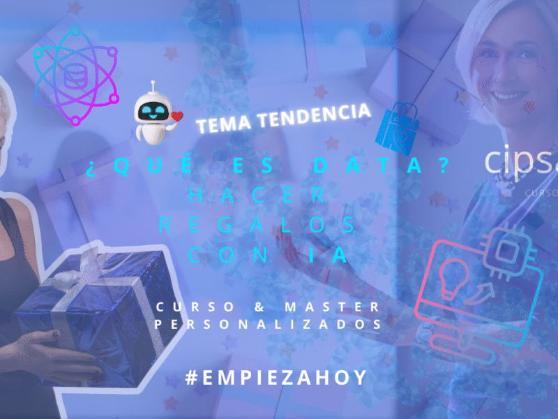 ¿Cómo hacer el regalo ideal gracias a la inteligencia artificial y la data? Crea tu agente IA para hacer regalos perfectos. ¿Qué es data? 