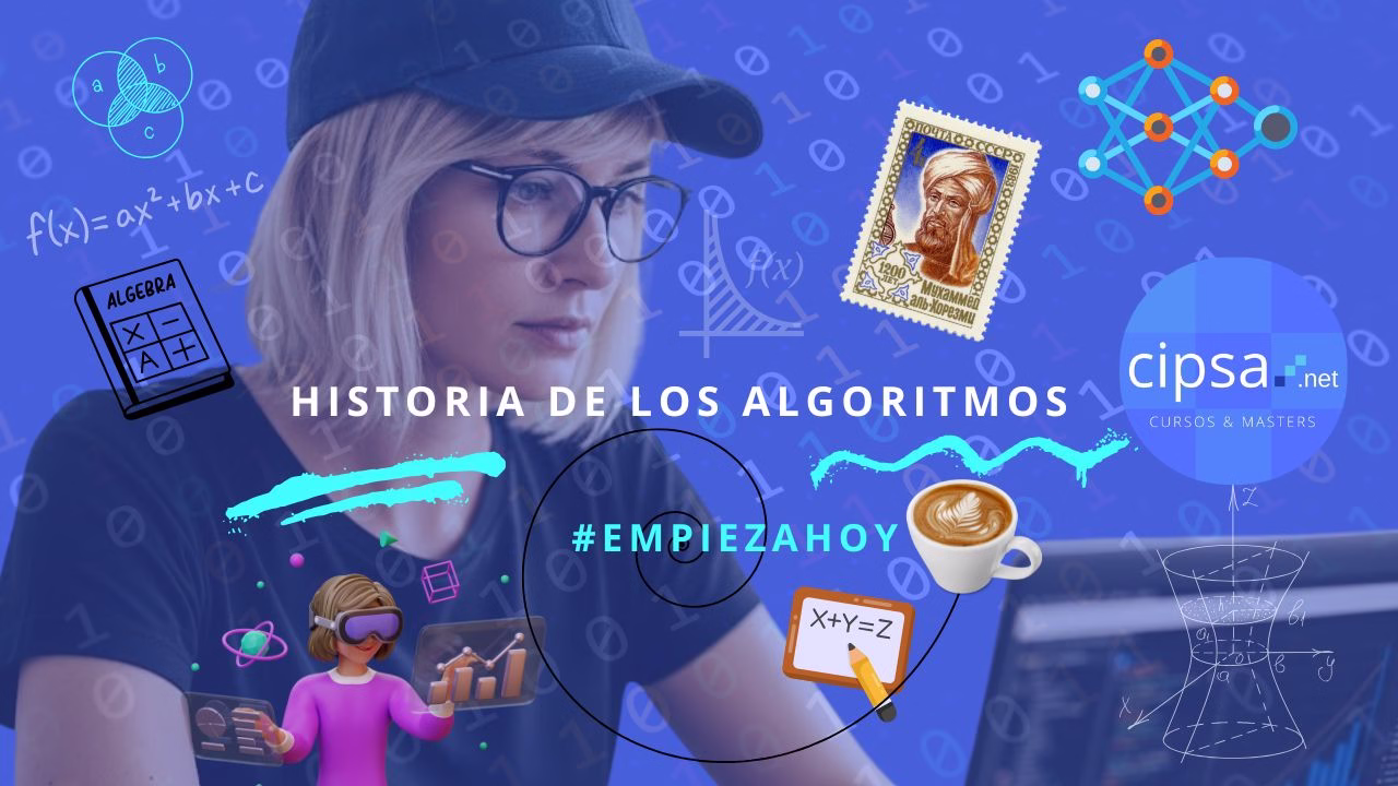 Historia de los algoritmos, la inteligencia artificial, la programación y el café