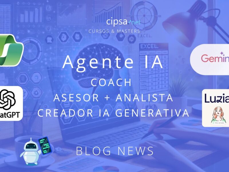 AGENTE IA FUNCIONES QUÉ ES INTELIGENCIA ARTIFICIAL MACHINE LEARNING CURSOS MASTERS CHAT GPT COPILOT GEMINI