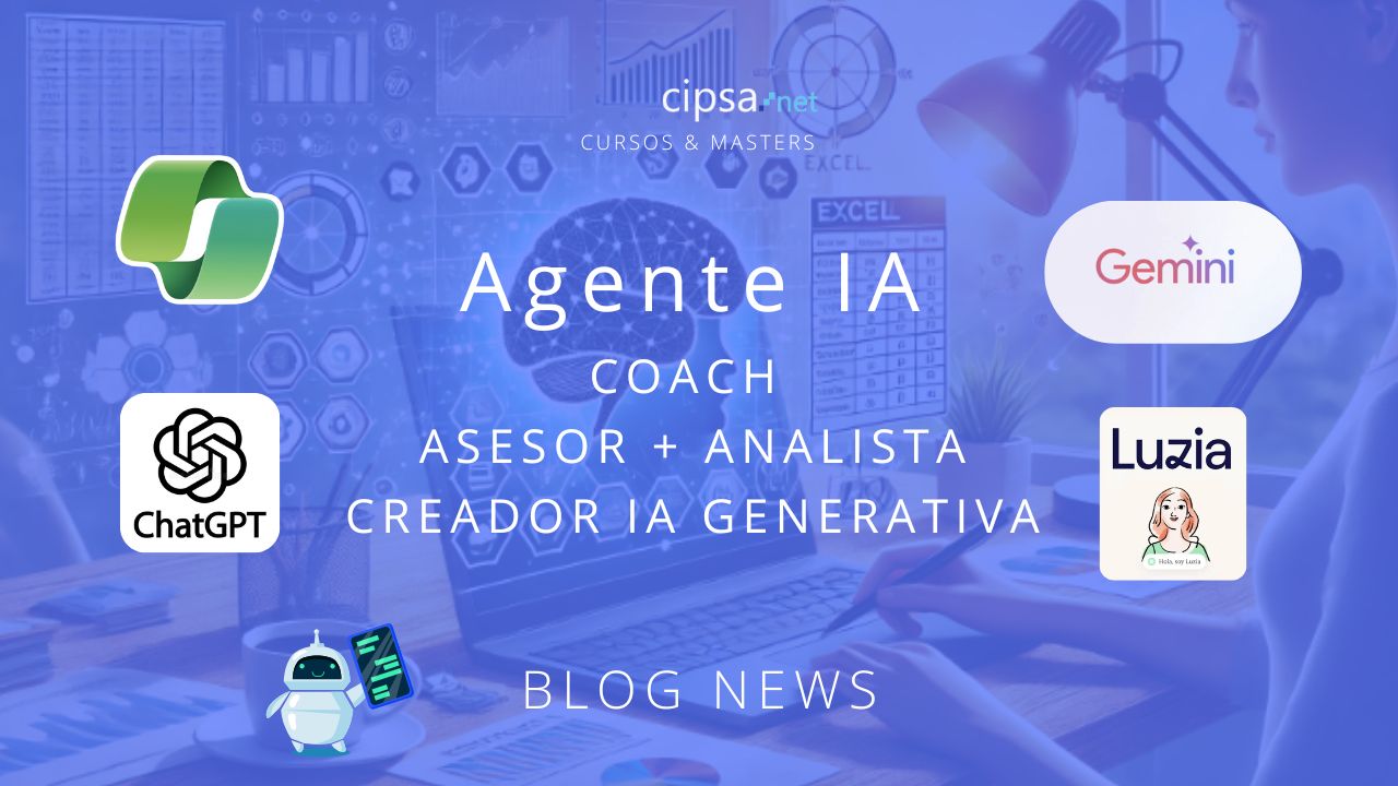 AGENTE IA FUNCIONES QUÉ ES INTELIGENCIA ARTIFICIAL MACHINE LEARNING CURSOS MASTERS CHAT GPT COPILOT GEMINI