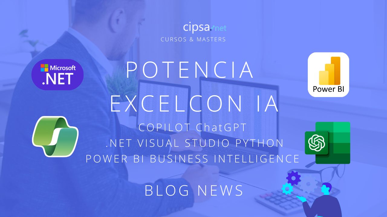 POTENCIA EXCEL CON INTELIGENCIA ARTIFICIAL CHAT GPT COPILOT POWER BI VISUAL STUDIO PYTHON