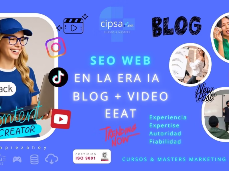 SEO en la era de la Inteligencia Artificial Tu blog es la clave de tu posicionamiento web E E A T ((Experiencia, Expertise, Autoridad y Fiabilidad - E-E-A-T). Sí, la IA también afecta al posicionamiento SEO de tu web y marca en Internet. La IA son aplicaciones con algoritmos programados para sugerir contenidos de temáticas adaptadas a cada usuario, en resumen. Así, Google es una aplicación en sí misma, gigante, donde están todos esos contenidos y si buscas alguna cosa por palabras o imágenes o videos te sugerirá una serie de resultados ordenados por relevancia. Esa relevancia se llama E E A T.