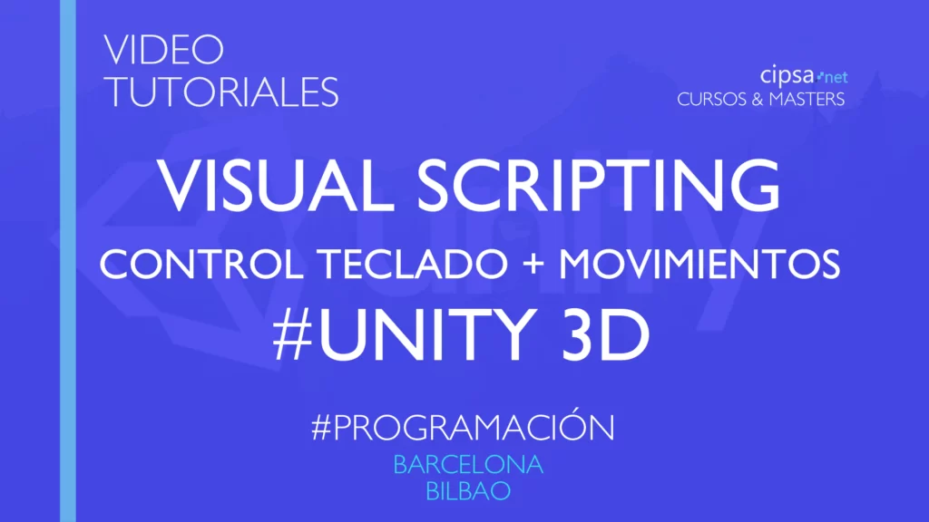 Video tutorial Visual Scripting * Unity Diagramas + Nodos programación visual video tutorial UNITY