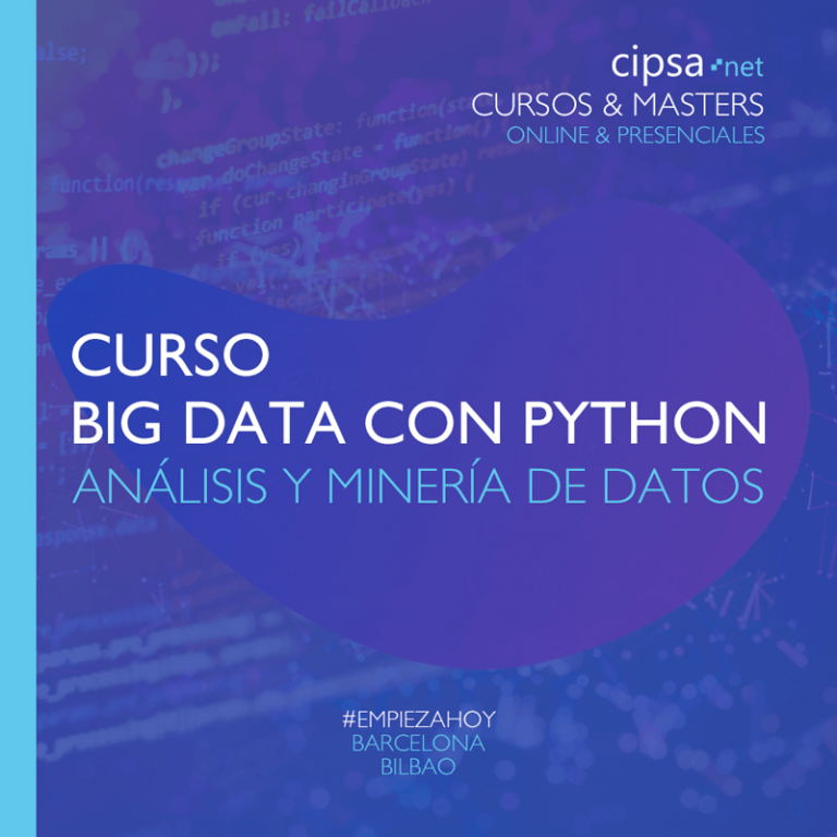 Curso Big Data con Python en Barcelona