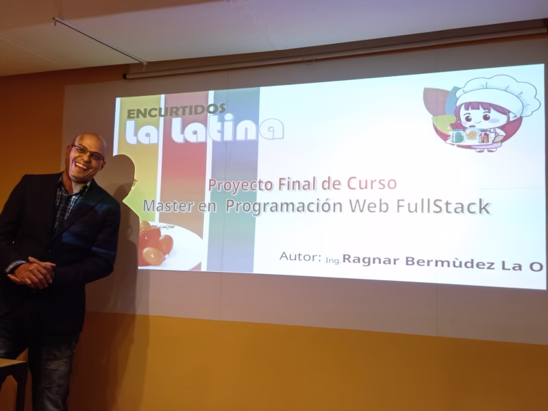 Master Web Full Stack y ha presentado de forma genial su proyecto real