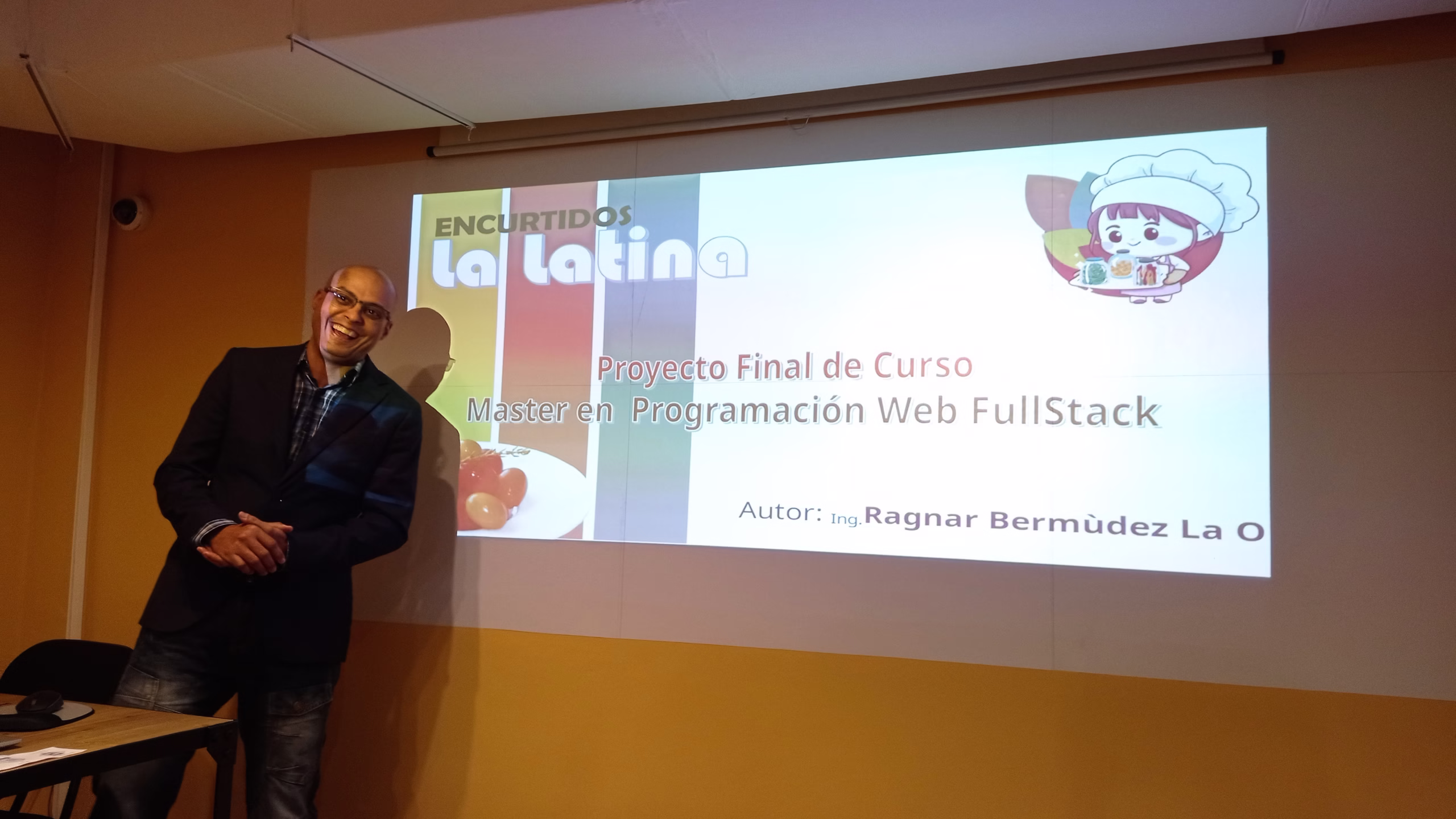 Master Web Full Stack y ha presentado de forma genial su proyecto real