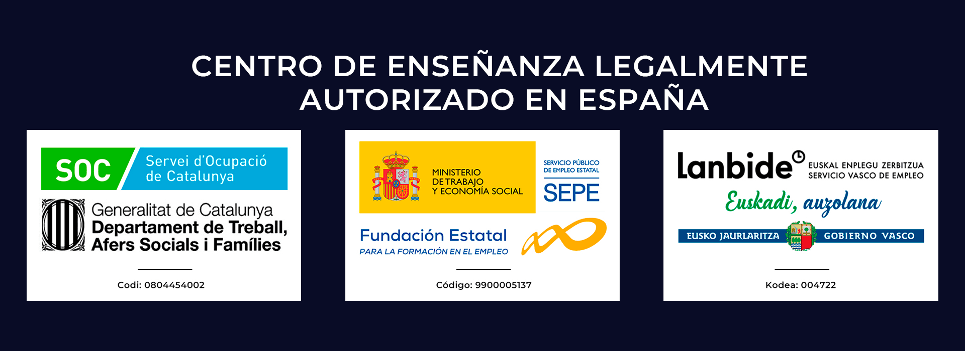 CIPSA Centro de enseñanza legalmente autorizado en España