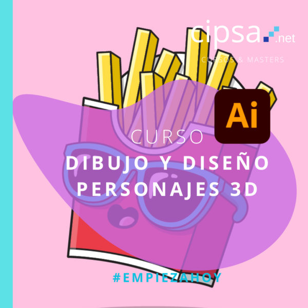 curso dibujo y diseño de personajes cipsa barcelona bilbao online ILUSTRATOR 3D
