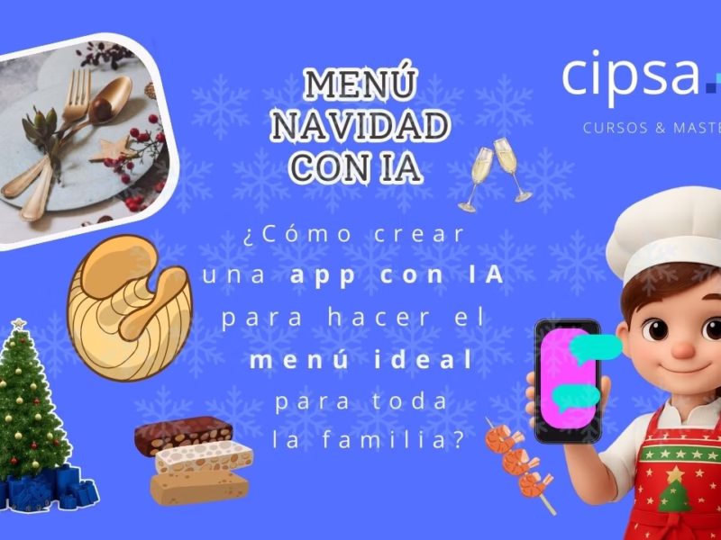 ¿Cómo crear menú personalizado con Inteligencia Artificial para toda la familia en Navidad?