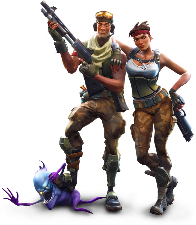 curso videojuegos personajes y escenarios 3D animación fornite