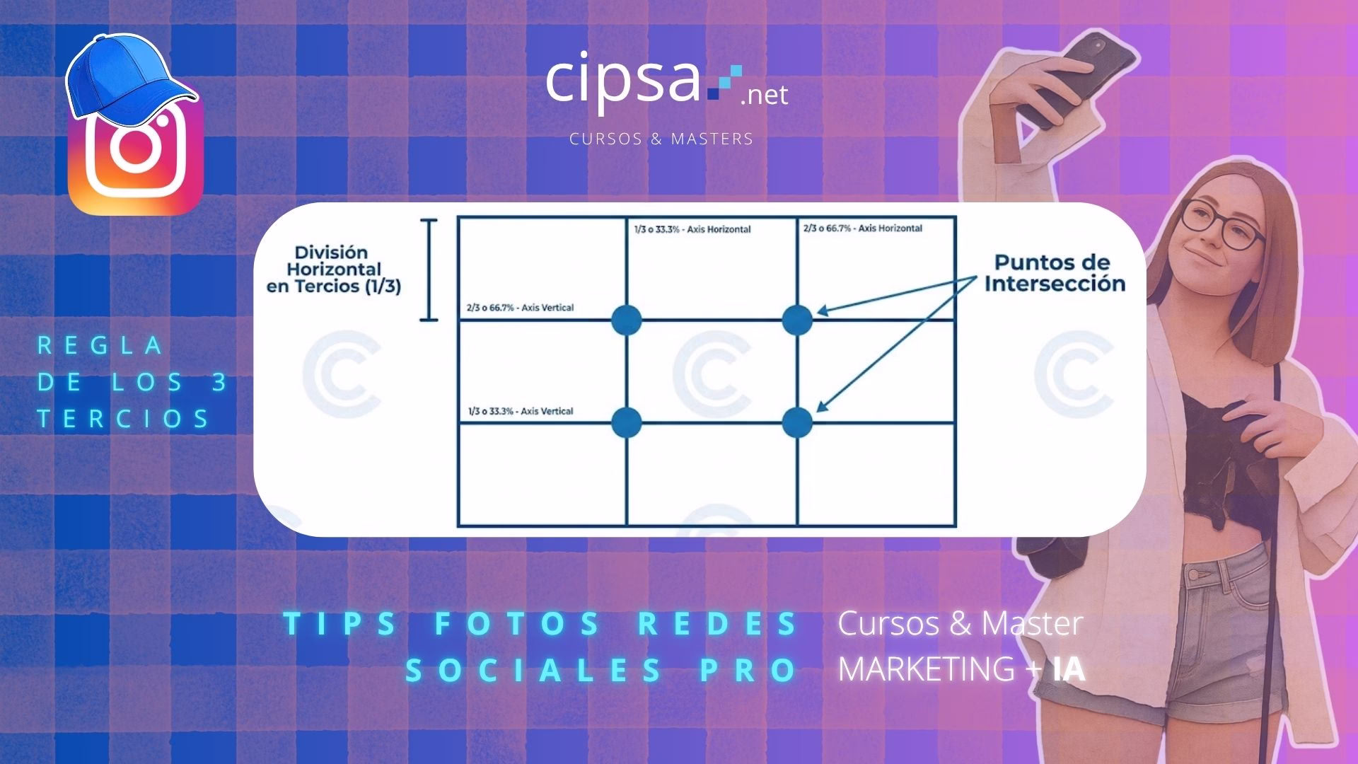 REGLA DE LOS TRES TERCIOS FOTOGRAFIA TIPS