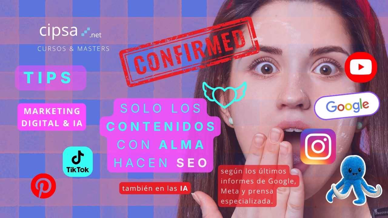 Tips Marketing IA SEO orgánico contenidos con alma