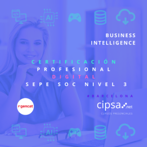 Certificadoprofesional oficial SEPE de nivel 3 de analista de datos, en clave de negocio, para implementar Business Intelligence en todo tipo de proyectos de forma profesional y con enfoque de futuro innovador.
