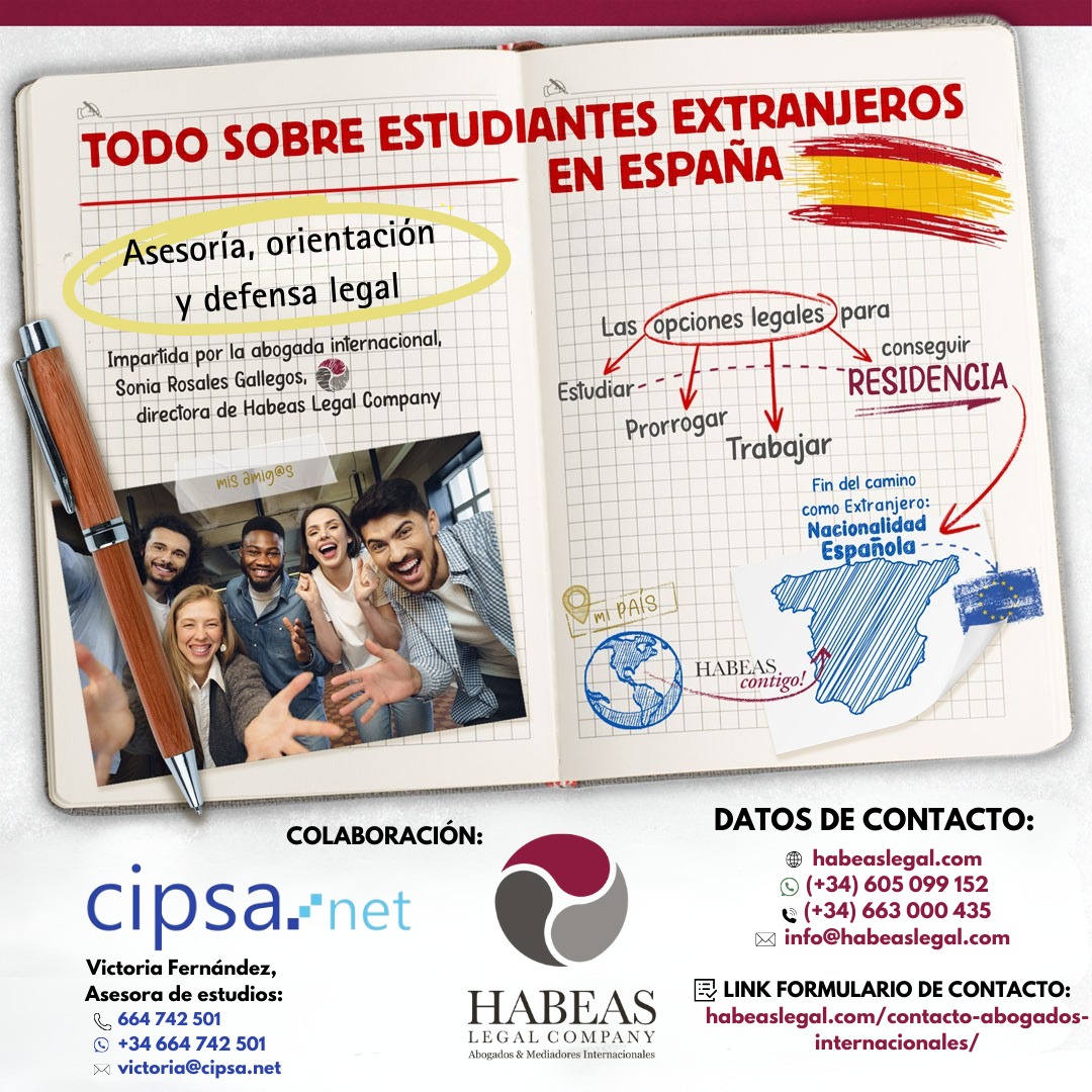 Convenio CIPSA y Habeas Legal Company Asesoría Legal Especializada para Estudiantes Extranjeros en España