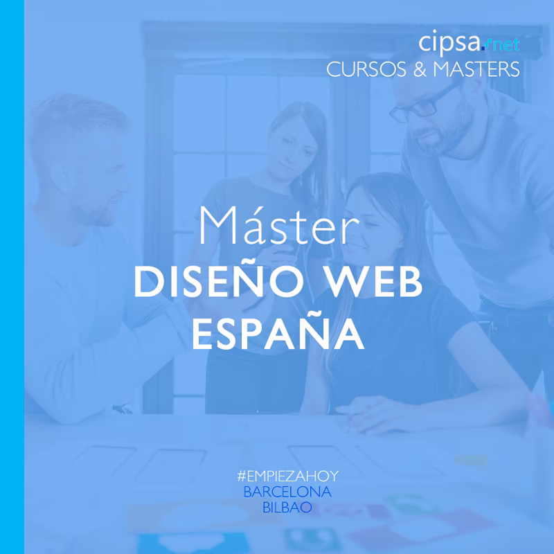 master diseño web españa