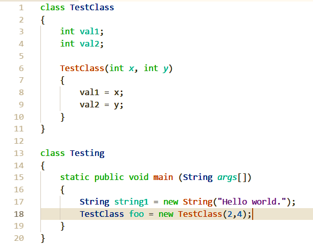 Programación Visual. Ejemplo de código textual
