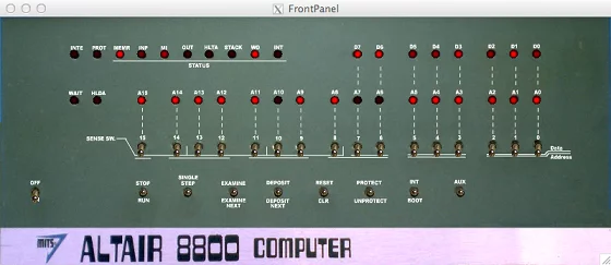 Consola de control basada en interruptores luces