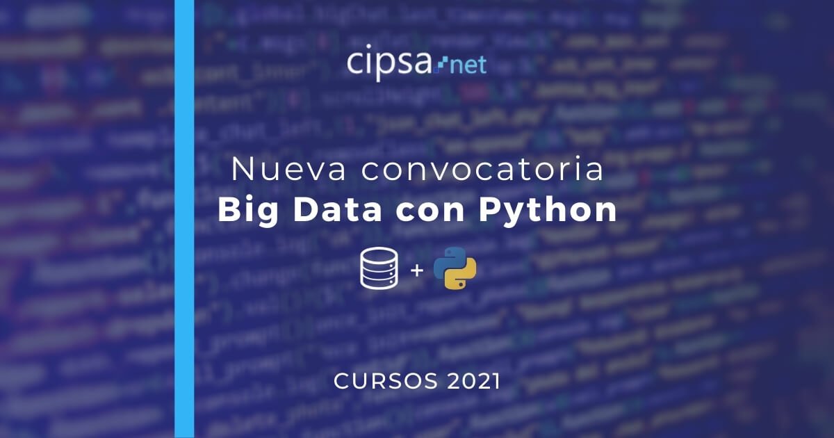 Nueva convocatoria Curso Big Data con Python