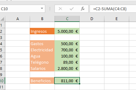 Cómo sumar restar porcentaje en Excel 2016