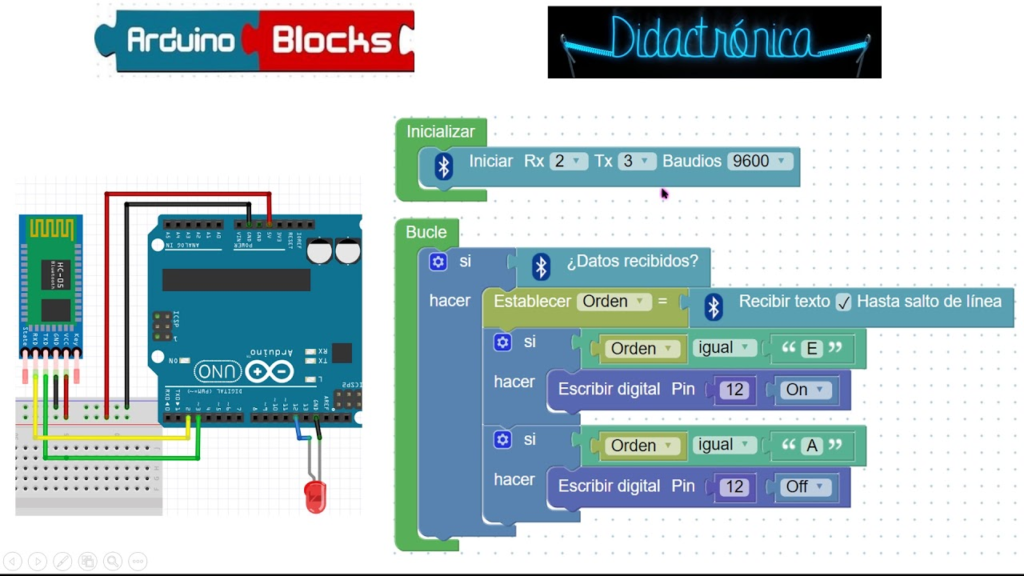 ArduinoBlocks. Programación Visual