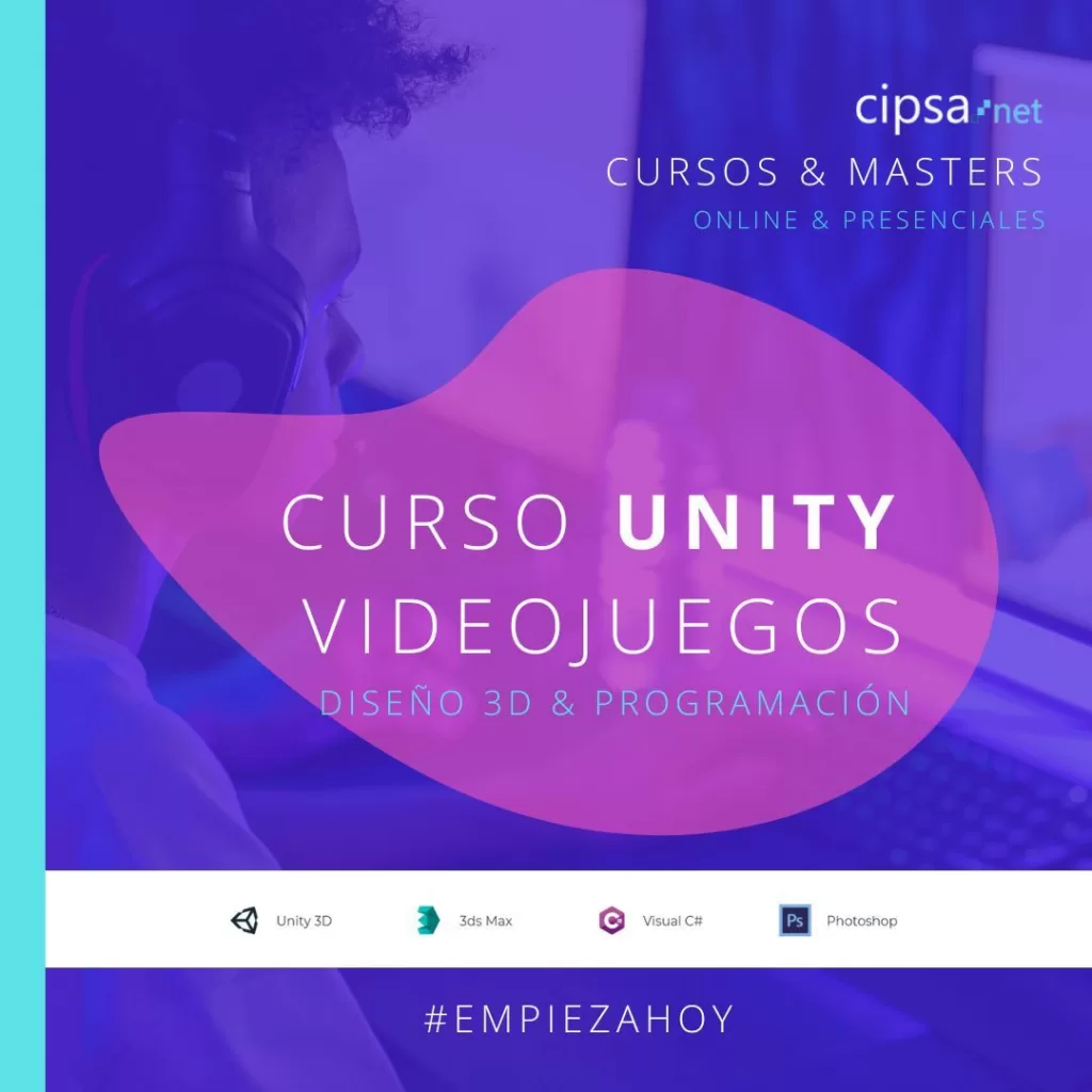 CURSO UNITY 3D PROGRAMACIÓN DISEÑO VIDEOJUEGOS PERSONAJES Y ESCENARIOS 3D