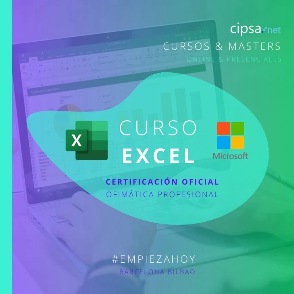 CURSO EXCEL TABLAS DINÁMICAS BARCELONA BILBAO CIPSA