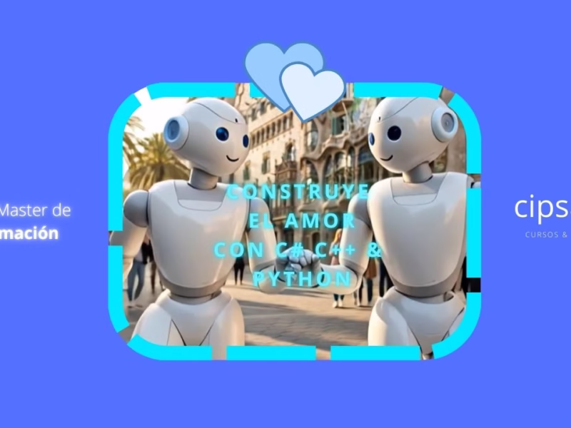¿Qué necesitas aprender para programar un robot hoy en día? 💙 El amor se construye, como los robots. Descubre "El mejor Master de Programación" solo en CIPSA Aprende a programar fácilmente y a tu ritmo, desde cualquier nivel. ¿Qué lenguajes de programación necesito para crear un robot?