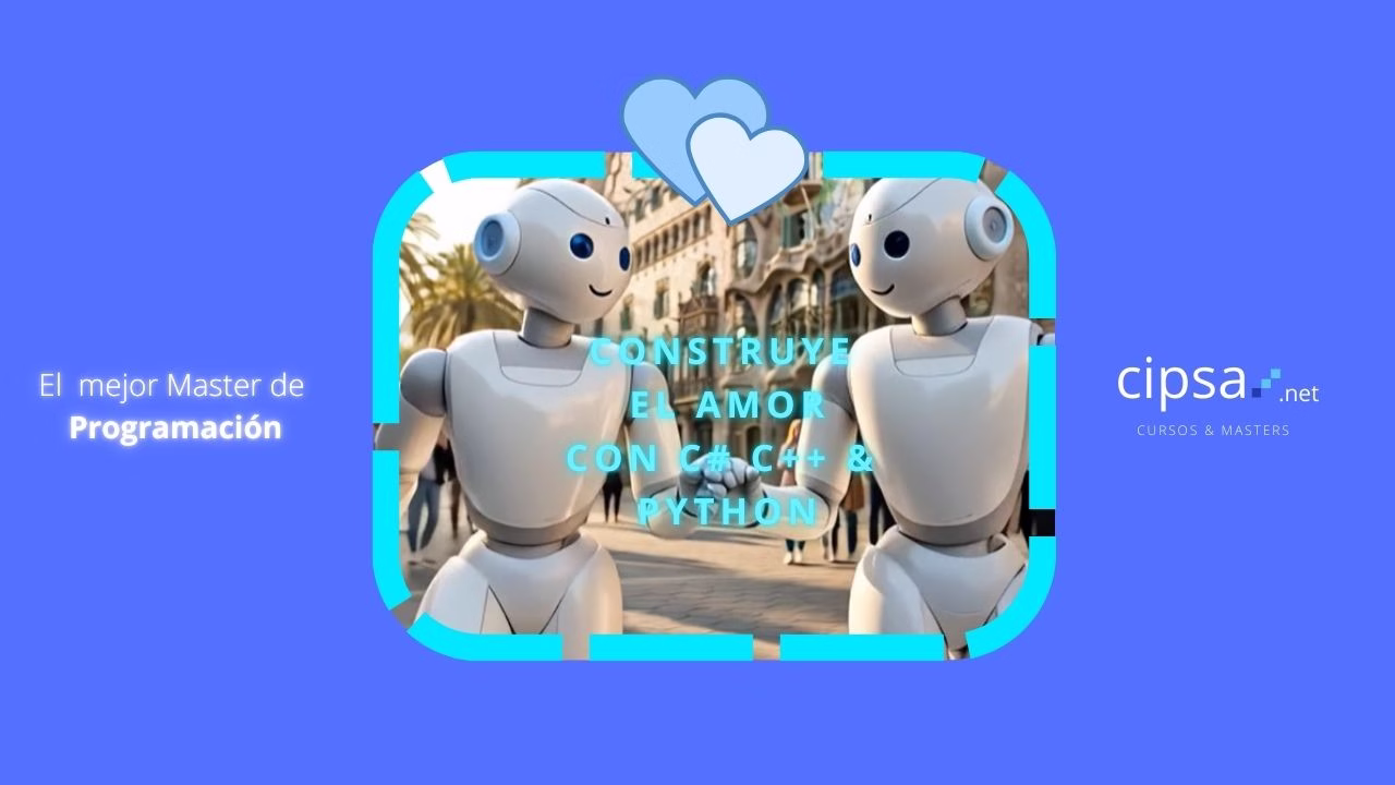 ¿Qué necesitas aprender para programar un robot hoy en día? 💙 El amor se construye, como los robots. Descubre "El mejor Master de Programación" solo en CIPSA Aprende a programar fácilmente y a tu ritmo, desde cualquier nivel. ¿Qué lenguajes de programación necesito para crear un robot?
