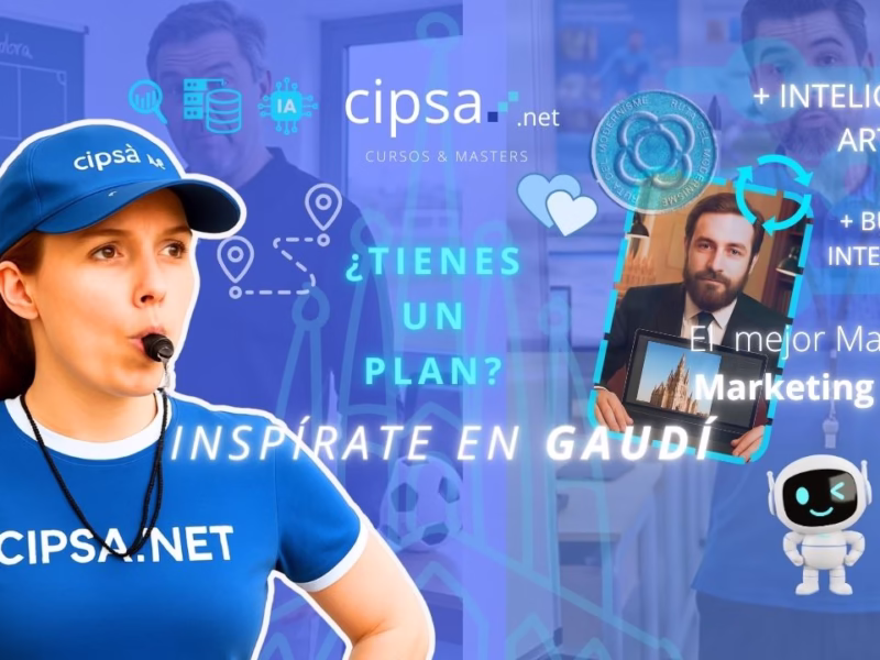 ¿Tienes un plan? Plan de Transformación Digital Inspírate en Gaudí.  Aglutina lo mejor de cada área de trabajo y suma energías para conseguir elaborar el mejor plan de éxito. Tecnología + Innovación = Inteligencia Artificial Creatividad visión de futuro = Marketing Digital Propósito + Beneficio + Plan Global = Business Intelligence