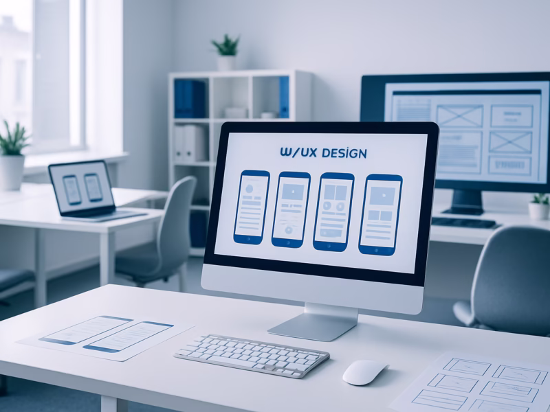 cursos de diseño web - A modern web design office environment showing diverse young professionals worki | CIPSA
