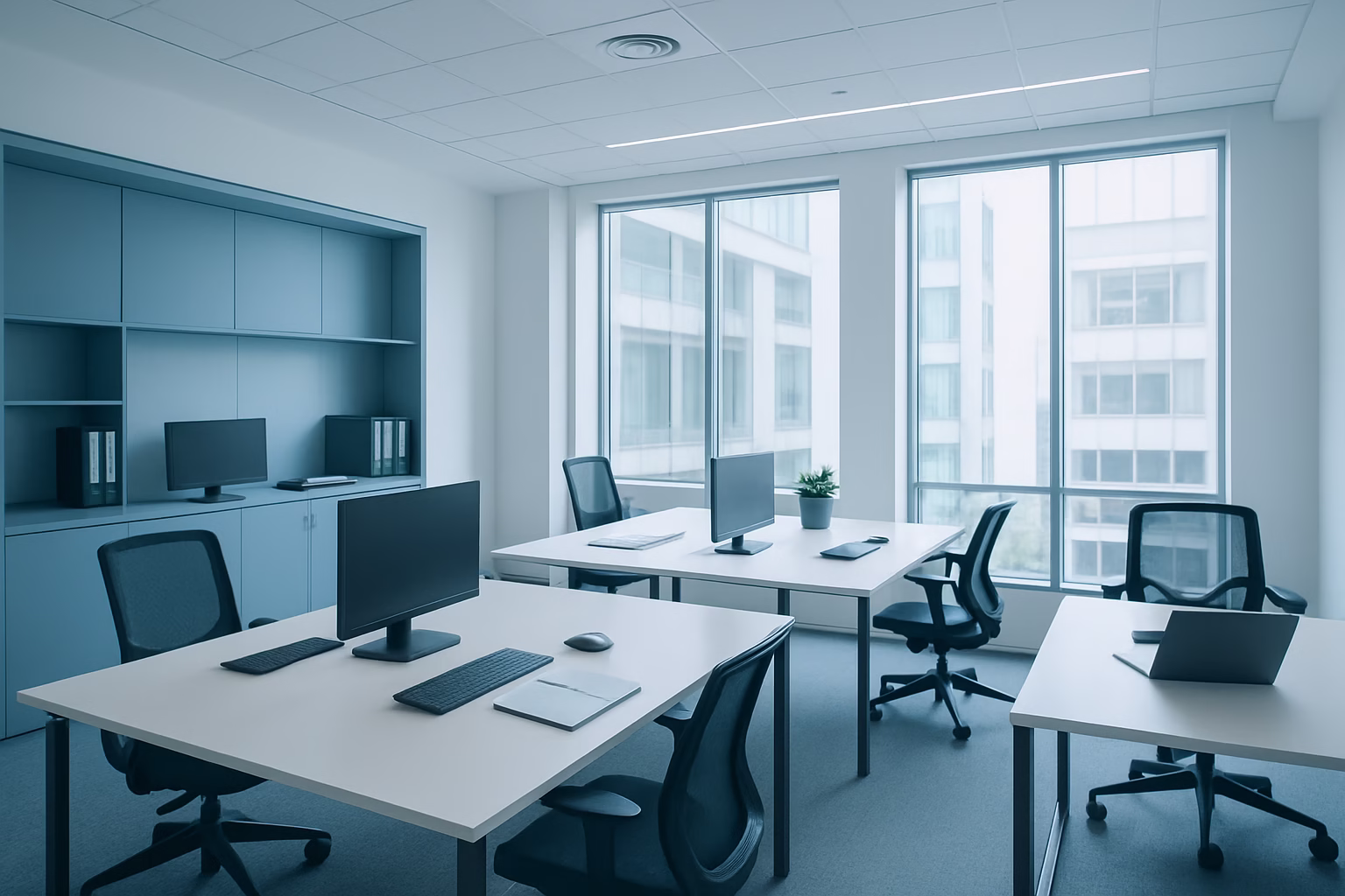 Cursos SAP Barcelona 2026 - modern business office environment with diverse professionals collaborating, pro | CIPSA