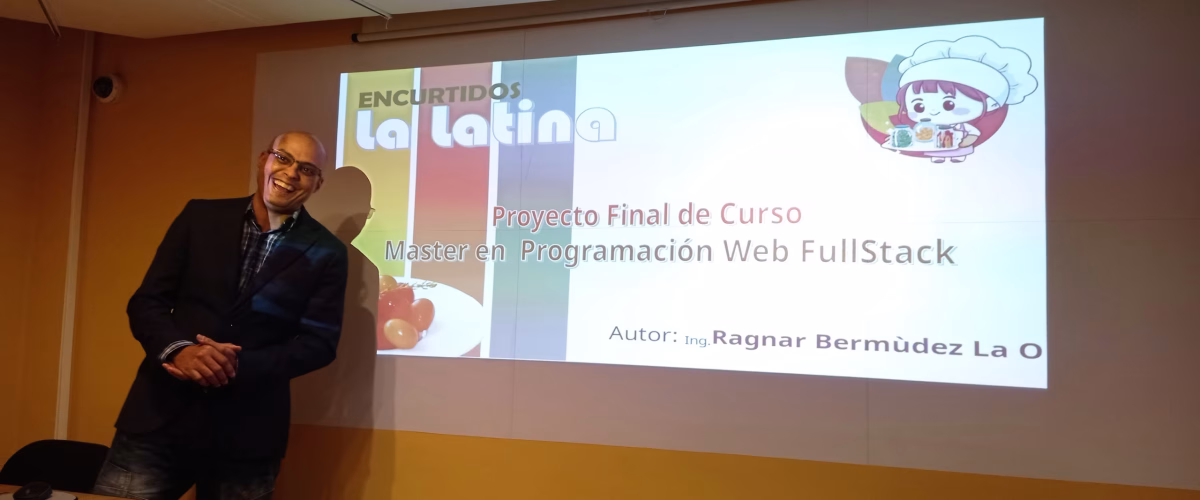 Master Web Full Stack y ha presentado de forma genial su proyecto real